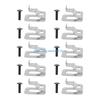 Y5GD 10Pcs Nonrust Steel Tool Clip Suitable with 20V Largest Drill Driver Power Tool Belt Holders Waist Clip Set