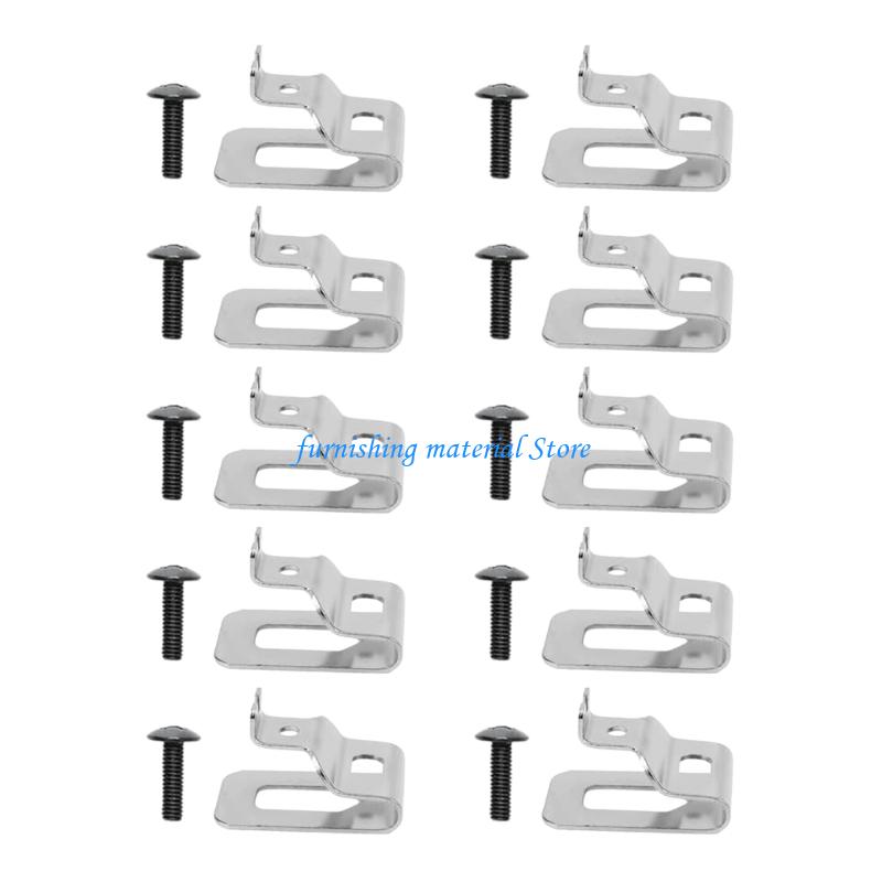 Y5GD 10Pcs Nonrust Steel Tool Clip Suitable with 20V Largest Drill Driver Power Tool Belt Holders Waist Clip Set