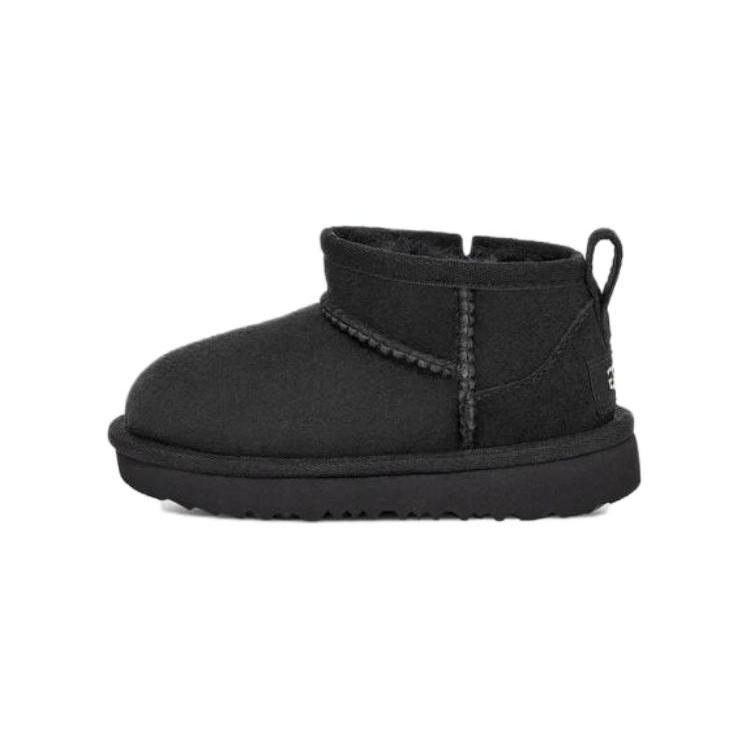 (TD) UGG Classic Ultra Mini Boot  Black  Baby 1130750T-BLK EU 27.5