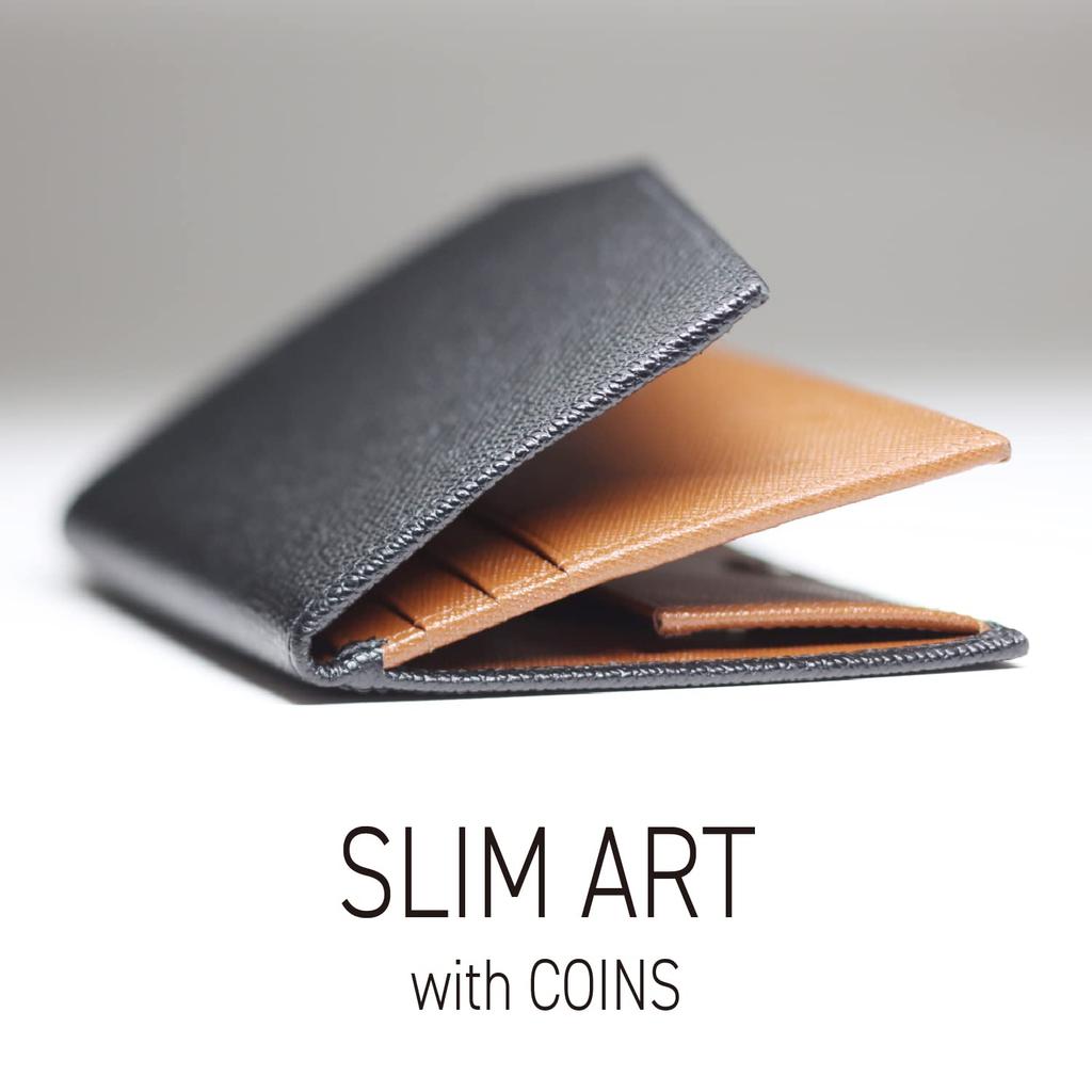 Two Bifold Wallet Coin Purse Popular Genuine Leather Cashless Compatible Small Wallet Red [C Q] Men's (Wine (PS))