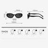Luxury Brand Designer Oval Sunglasses Women For Men  Fashion Vintage Trendy Sun Glasses Star Punk Pink Popular Shades Uv400