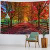 Natural Forest Landscape Tapestry Wall Hanging Garden Landscape Home Living Room Bedroom Dormitory Decoration Background Cloth