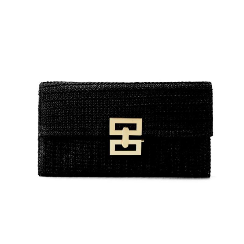 Ladies' Hand-held Bag Casual Woven Bag Summer Grass Woven Women's Bag