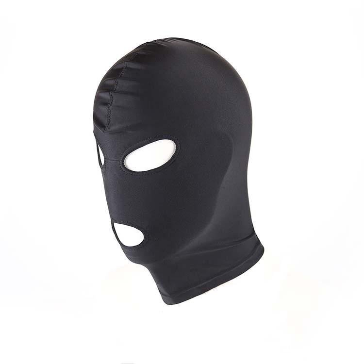 Adult Fun Gear: Breathable Full-Cover Headgear with Eye and Mouth Openings for Couples