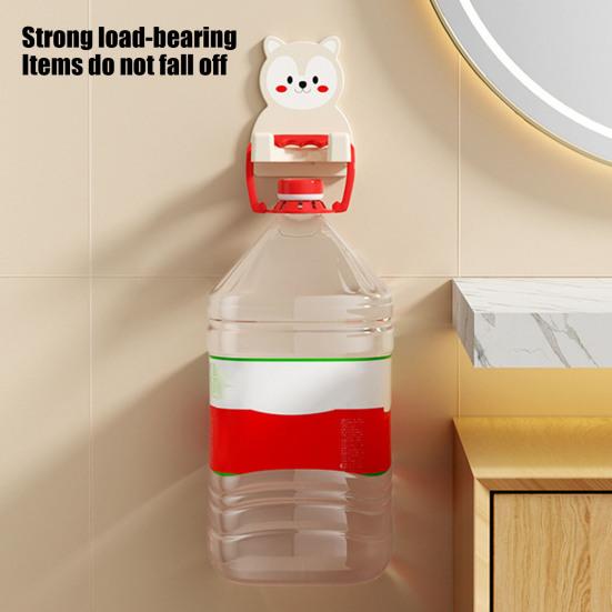 Hårtorkförvaringsställ Starkt Självhäftande Baksida Väggmonterad Badrumshylla Vattentät Halkfri Design Tandborstställ