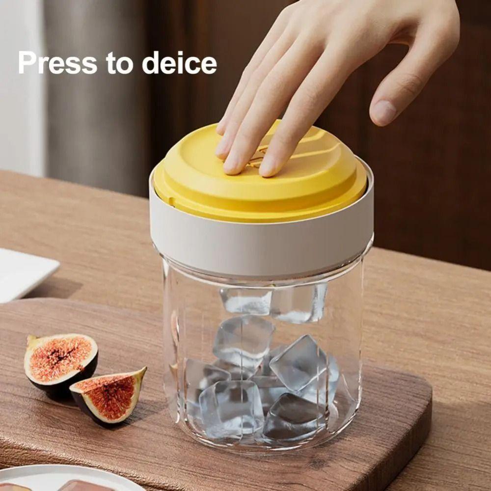 Portable Ice Maker Coffee Cup Press Type Cold Drink Cup Ice Cup Ice Cube Cup  For Summer