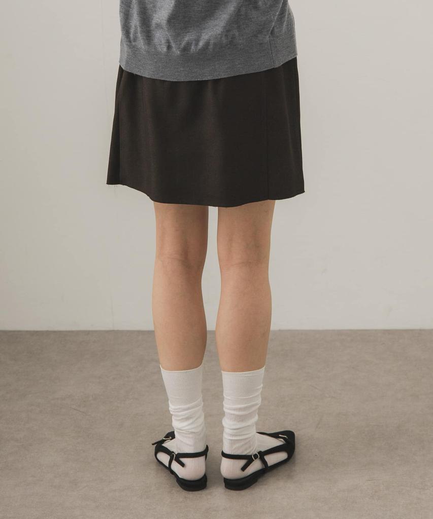 Mini Dark One Size [KBF] Skirt, Cut-off Skirt, Women's KB26330-2051090, Brown,