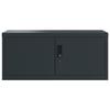 VidaXL Anthracite Filing Cabinet 90x40x40 Cm Steel 339719