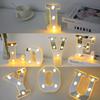 Bestselling Gold-Plated LED Letter Shape Lights for Weddings, Birthdays, and Proposals