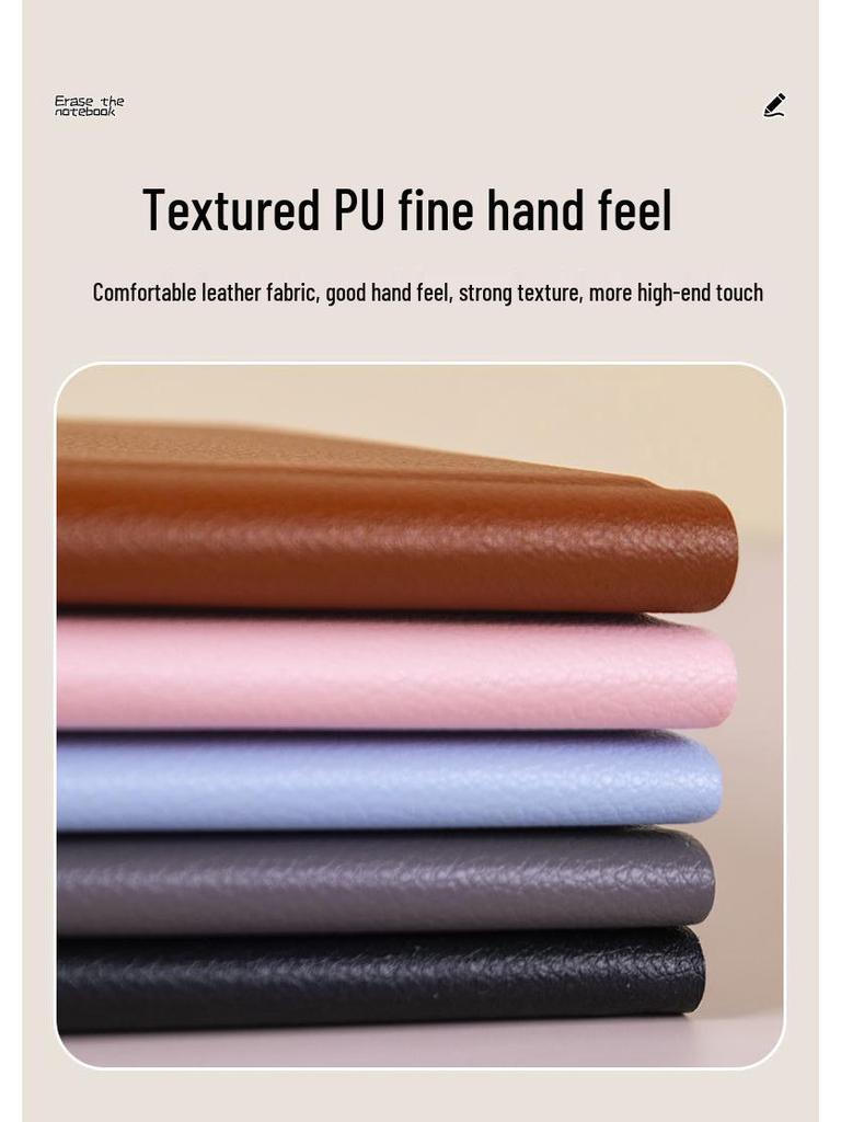 Portable Leather Whiteboard Notebook: Folding Desktop Writing and Drafting Board