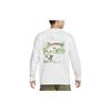 Nike ACG Kollektion Grafikdruck Rundhals Langarm T-Shirt Herren Oberteile Weiß FQ3728-121