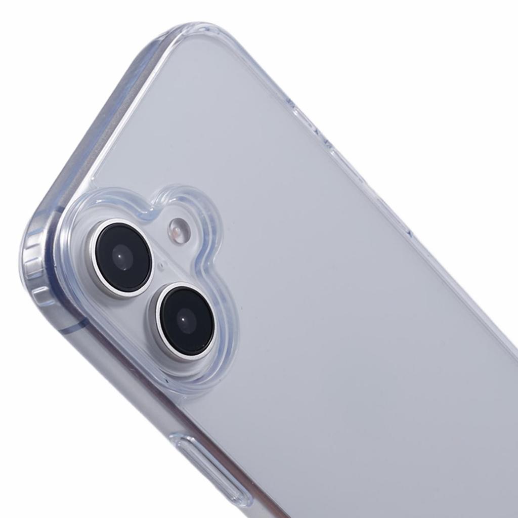 KIGC For iPhone 16 Plus Clear Case TPU+PC Protective Shockproof Phone Cover