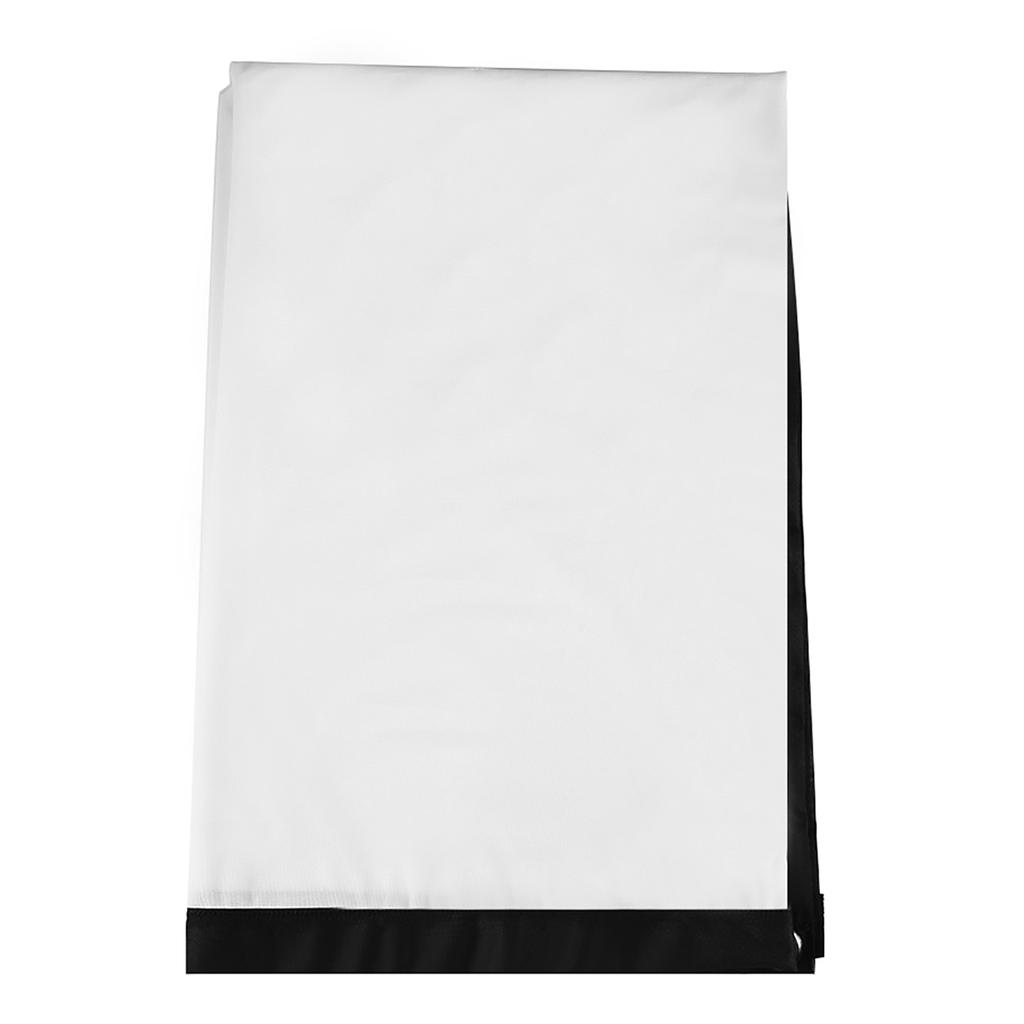 Projector Curtain Projector Screen Diagonal 60100 Inch Portable Foldable Noncrease White Projector Curtain Projection Screen 4:3