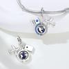 Copper Christmas Halloween Bell Magic Girl Charms Beads Fit Original Bracelet Necklace Fine Jewelry Women Diy Gifts