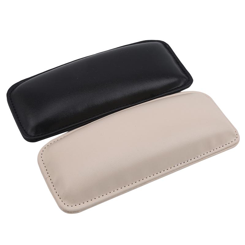 Car Knee Cushion Leather Knee Pad For Car Interior Pillow Comfortable Memory Foam Universal Truck Thigh Support Car Accessories