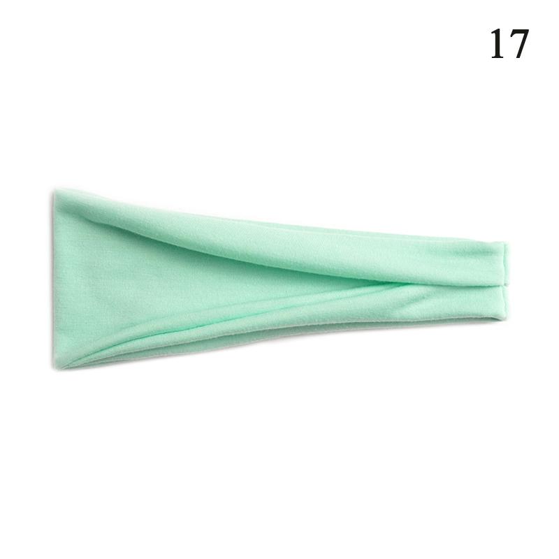 1 PC Women Headband Turban Solid Color Elastic Hair Bands Yoga Hairband Fashion Makeup Hair Hoop Hair Accessories
