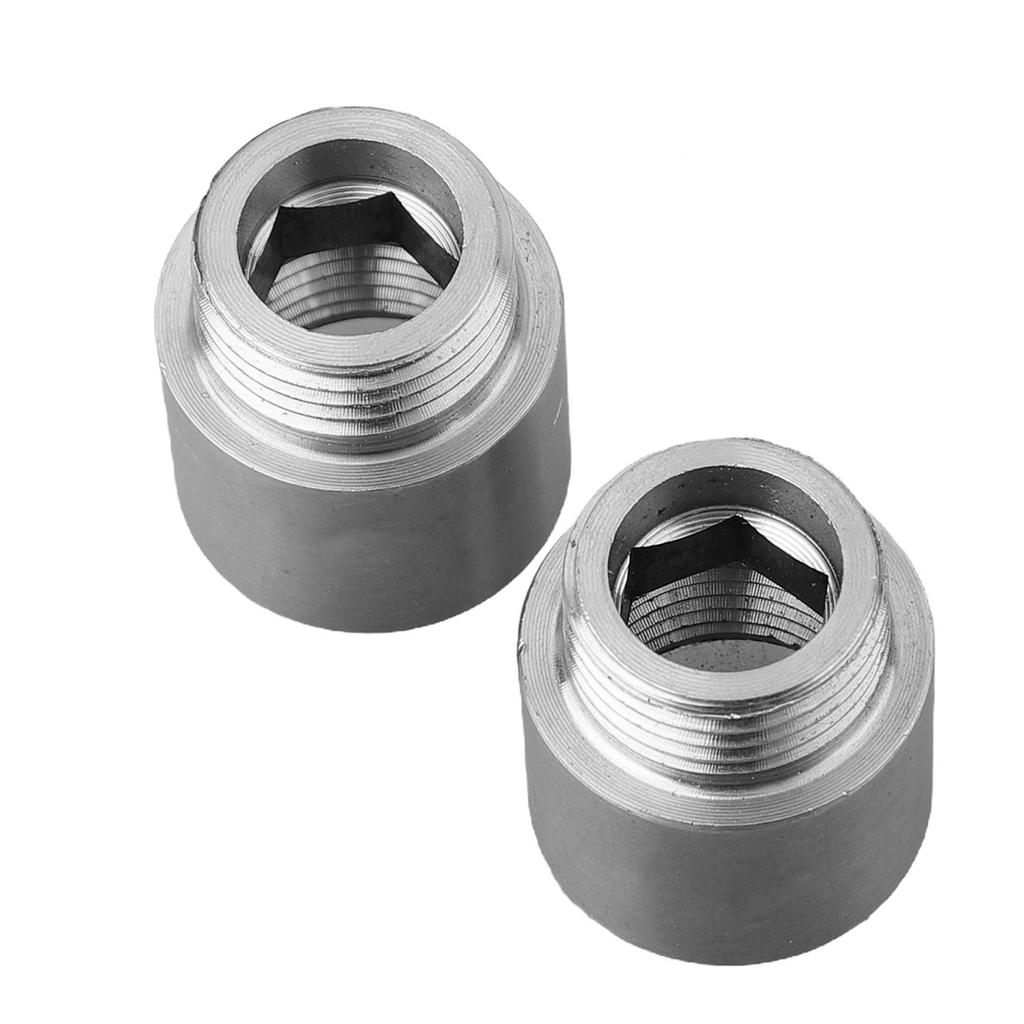 Sprchová ramínka Sprchové hlavice Prodlužovací Všestranné použití Vnitřní závit na vnější závit 30mm Sprchové nastavení 2 kusy Nerezová ocel 304