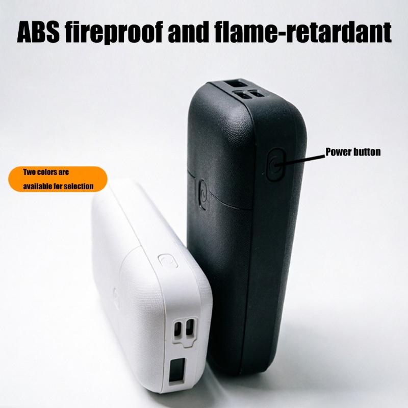 Push Cover Removable 2PCS 18650 Battery Box Powerbank DIY Shell Not Required Welding Plastic Case For Outdoor Travel