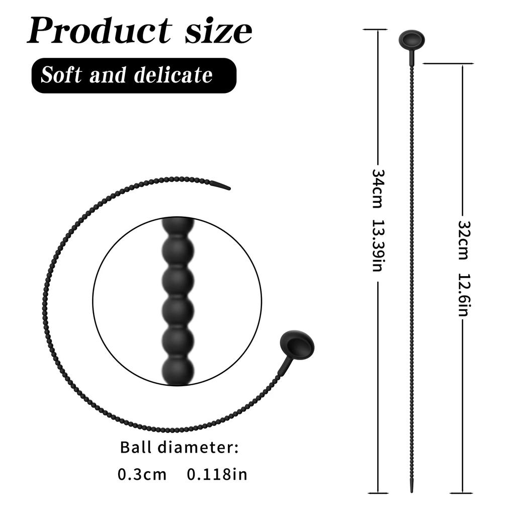 7 Größen Weicher Silikon Urethraldilatator Pferdeaugenstab Penisstab Männliche Masturbation Blockade Stimulator Katheter Sexspielzeug für Männer