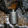 Boundless Voyage Titanium Hip for Whiskey and with Storage Bag Flask, 200ml, Rust-Resistant, Ultra-Lightweight, Portable, Sake, (Ti3068D)