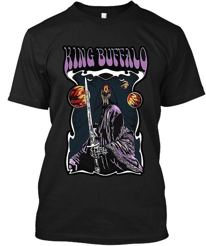 Limited New King Buffalo American Psychedelic Music Graphic Retro Unisex T-shirt Graphic Tee S