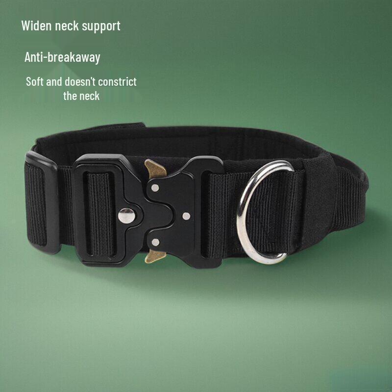 

Tactical Dog Collar for Medium and Large Breeds XL (For 50-120 lbs)