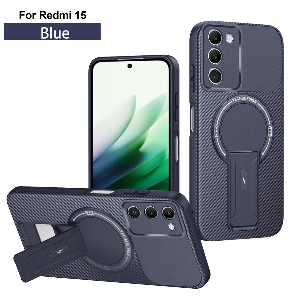 Für Xiaomi Redmi 15 5G 169mm Hülle Magnetische Kabellose Ladung mit Magsafe Armor Case Für Redmy 15 Redmi15 5G Halterung Halter Abdeckung