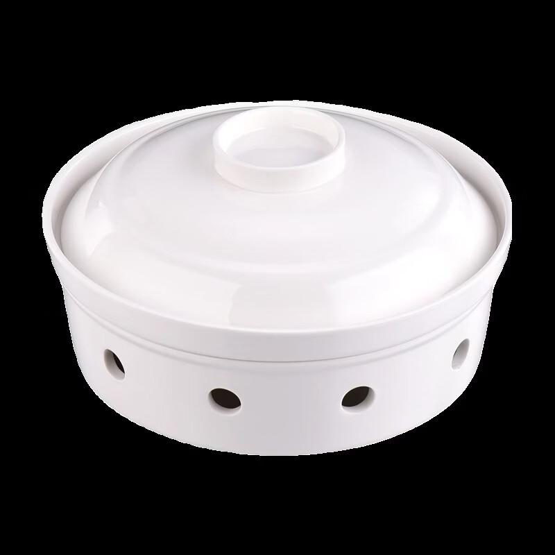Ceramic Candle-Heated Food Warming Plate