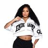 FC1600 Loose Cropped Open Cardigan Sexy Y2K Style Streetwear Women