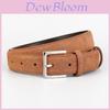 Classic Leather Belt For Women With Alloy Buckle For Casual Or Office Wear