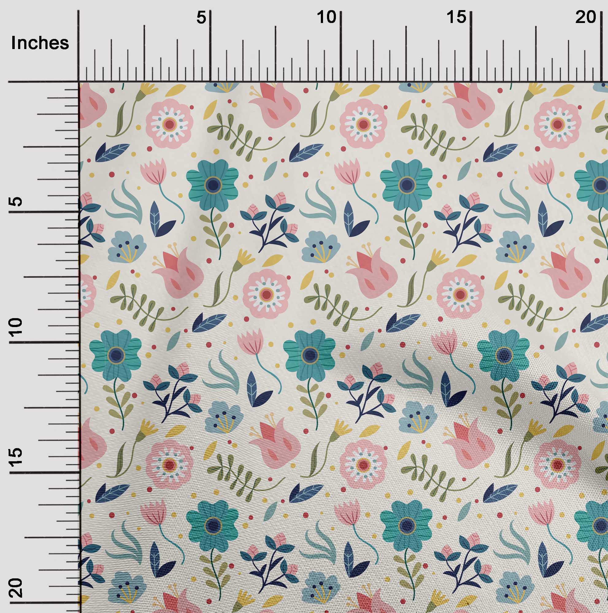 

oneOone Cotton Flex Gray Fabric Leaves & Floral Artistic Diy Clothing Quilting Fabric Print Fabric By Yard 40 Inch 42 Inch Wide - Viscose Chiffon чирок синього кольору
