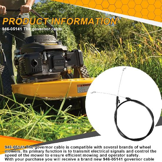 946-05141 40" Control Cable for Cub Cadet Speed Control Cable, for MTD, Troy-Bilt, Craftsman, Columbia and Cub Cadet Wheel Trimmer ST100 26SD710