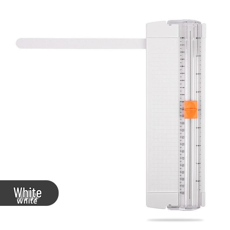 

Мини-резак для бумаги формата А5, складной - Портативный, двусторонний для студентов и рукоделия, лидер продаж белый