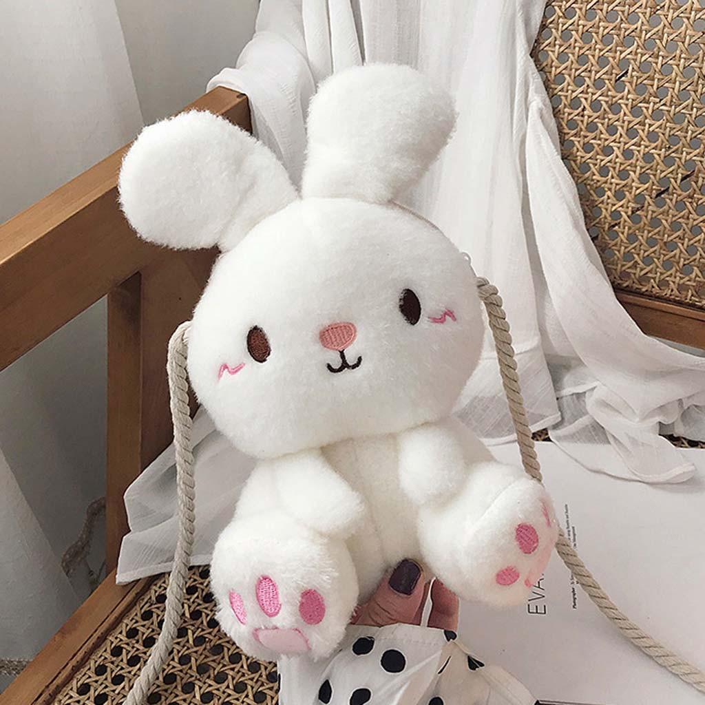 Ladies Cartoon Rabbit Doll Messenger Bag Creative Girl Cute Shoulder Phone Bag