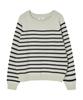 SILN Raglan Stripe Knit (Ivory)