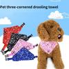 Dog Cat Neck Decor Adjustable Triangular Bandage for Pet Washable Scarf Bandana Collar Bibs Cat  Birthday Party Dress Up GWFD02