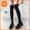 1 Par Calcetines JK de Terciopelo de Color Puro Finos Calcetines Finos para Piernas con Presión Calcetines Hasta la Rodilla Calcetines para Estudiantes