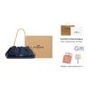 Coach Faye 38 Classic Monogram Logo Drawstring Closure Detachable Shoulder Strap Denim Tote Bag Large Women Tote Bag Indigo CDB97-IMTYV