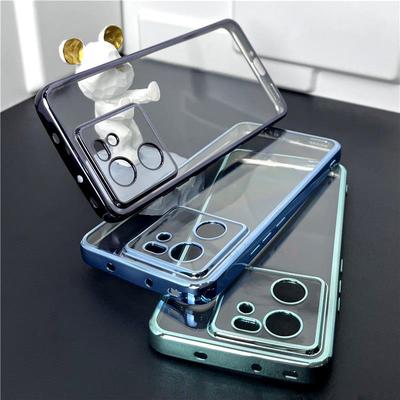 Luxury Plating Bumper Clear Case For Xiaomi Mi 13t Pro 13 T Lite 5g Soft Silicone Transparent Back Cover On Xiomi 13tpro Mi13t