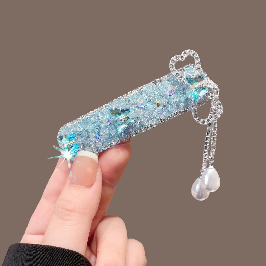 Rhinestone Hair Clip Dazzling Sparkling Hair Clip Crystal Hair Clip Chic For Special Occasions Formal Events Parties