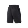 Li-Ning Comfortable Sports Simple Versatile Solid Color Lace-Up Mid-Waist Five-Point Casual Shorts Men Shorts Black AKSV429-2