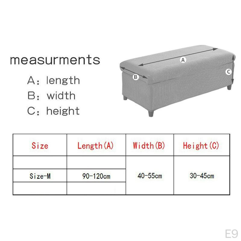 Modern Ottoman Cover for Storage Ottomans In Living