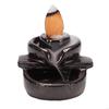 62KD Waterfall Incense for Burner Ceramic Backflow Incense Holder Fountain Backflow Incense Cones for Home Office Decor Gifts