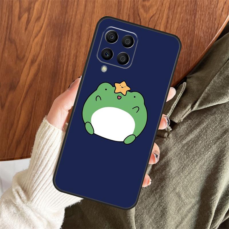

Cute Funny Frog Case For Samsung Galaxy M12 M32 M52 M35 M55 M15 M11 M13 M14 M06 M16 M36 M56 M31 M53 M34 M54 Samsung M06