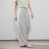 Demana Women's Relaxed Straight-Leg Linen Blend Pants