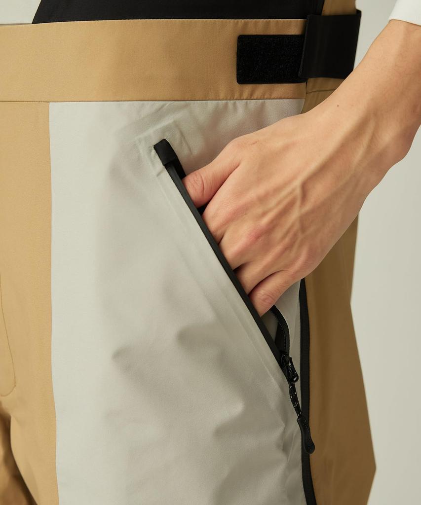 Snow Peak MofM Snow Bib Pants Bib and Size M MM4510-PT01 Overalls, Jumpsuit, Coverall, Pants, Men's Women's, Black,