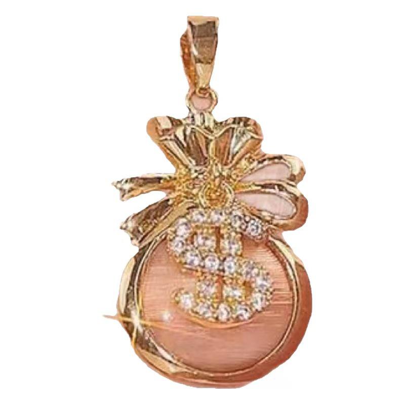 Титановая сталь Алмазный Чокер с Подвеской-Кошельком