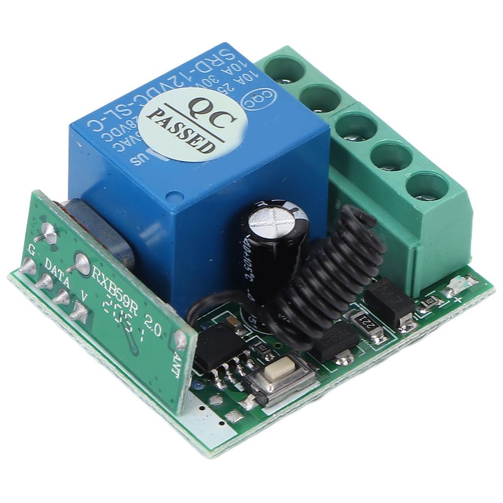 AKRKO1SY DC 12V Remote Control Switch One Channel Remote Control Relay for Electric Door Window Signal Control