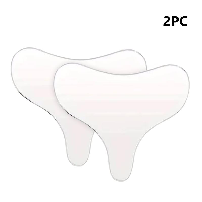1/2pc Anti-Ageing T Anti Wrinkle Chest Pad Reusable Silicone Transparent Brust Lifting Patch Wrinkles Remover Skin Care Tools