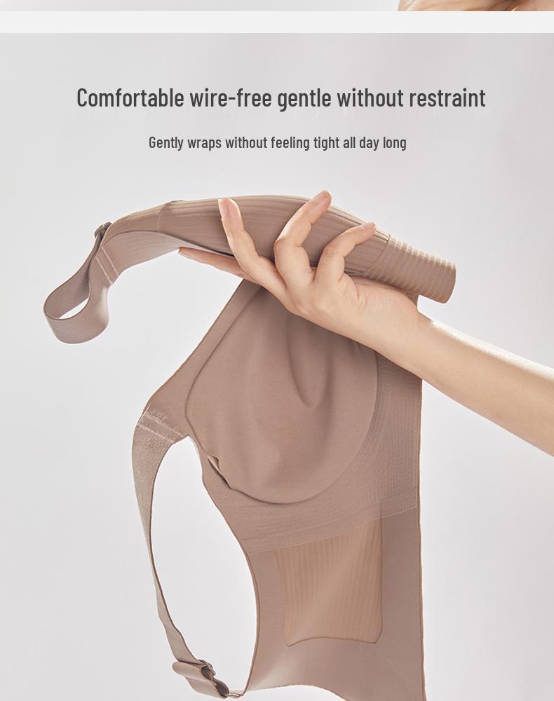 Seamless Adjustable Support Bra for Women - Minimizing, Anti-Sagging, and Plus Size